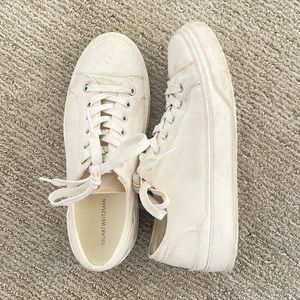 Stuart Weitzman white sneakers